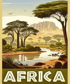 Africa Art Paint By Numbers