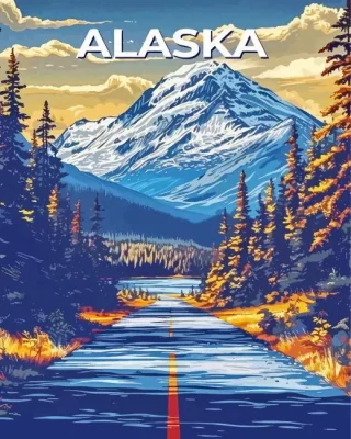 Alaska Poster Paint By Numbers 