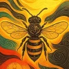 Bee Art Paint By Numbers