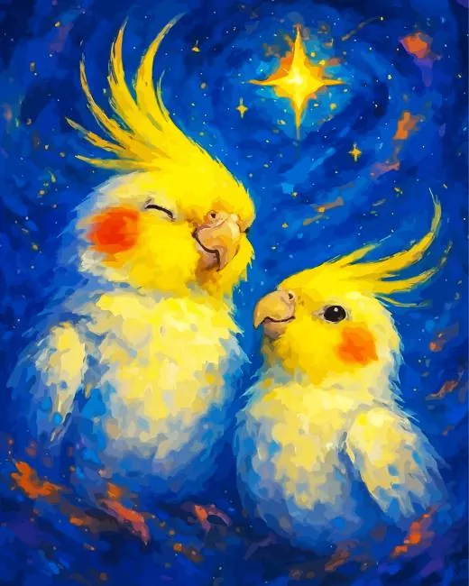 Birds In love paint by numbers Birds In Love Paint By Numbers