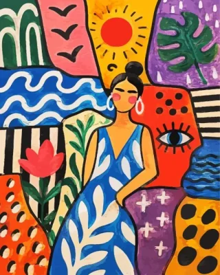 Boho Lady Paint By Numbers 