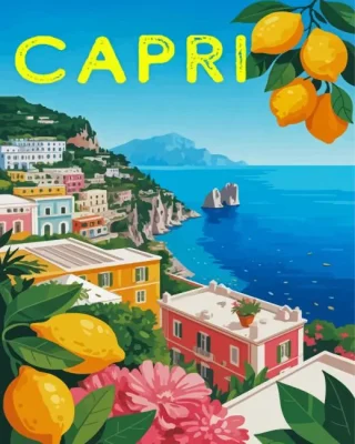 Capri Poster Paint By Numbers