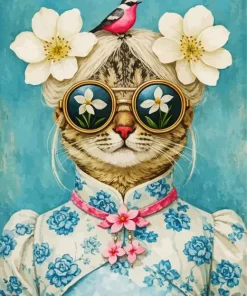Chinese Cat Paint By Numbers