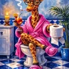 Classy Giraffe Paint By Numbers