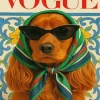 Classy Dog Paint By Numbers