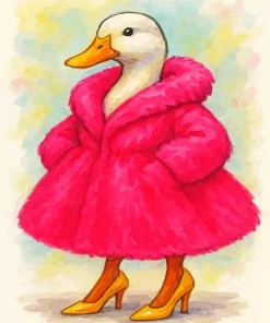 Classy Duck Paint By Numbers