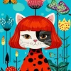 Cool Cat Paint By Numbers
