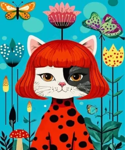 Cool Cat Paint By Numbers