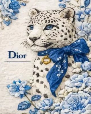 Dior Leopard Paint By Numbers 