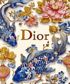 Dior Koi Fish Paint By Numbers