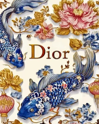 Dior Koi Fish Paint By Numbers 