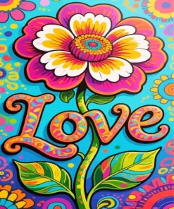 Flower Of Love Paint By Numbers