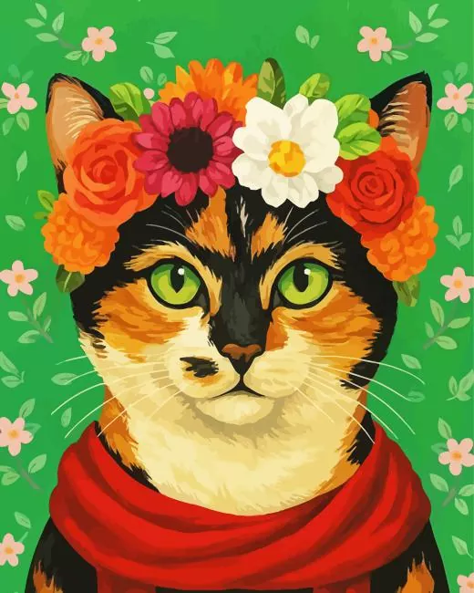 Frida Cato paint by numbers