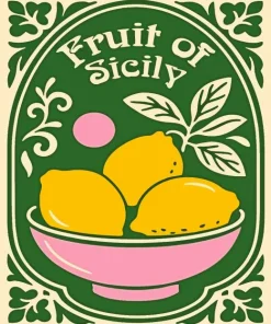 Fruit Of Sicily Paint By Numbers