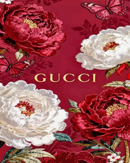 Gucci Flowers paint by numbers Gucci Flowers Paint By Numbers