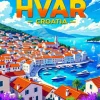 Hvar Croatia Paint By Numbers