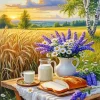 Milk Picnic Paint By Numbers