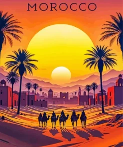 Morocco Sunset Paint By Numbers