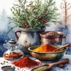 Spices Art Paint By Numbers