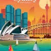 Sydney Australia Paint By Numbers
