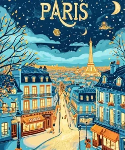 The City Of Lights Paint By Numbers