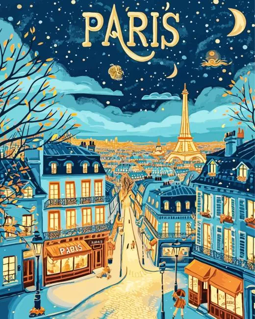 The city of lights paint by numbers The City Of Lights Paint By Numbers