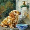 Thirsty Dog Paint By Numbers