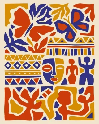 Tribal Art Paint By Numbers