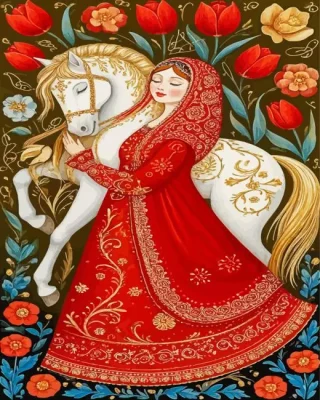Whimsical Russian Art Paint By Numbers