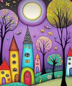 Whimsical Cats Paint By Numbers