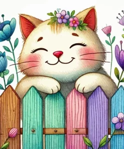 Adorable Cat Paint By Numbers