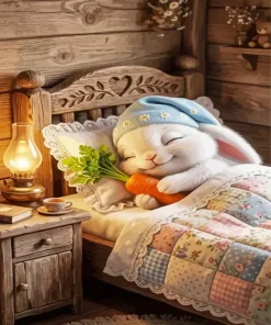 Adorable Rabbit Paint By Numbers