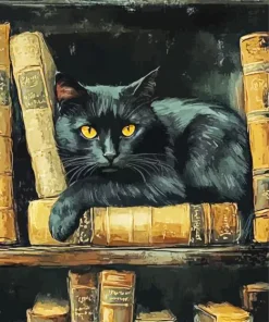 Black Cat Paint By Numbers