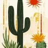 Cactus Art Paint By Numbers