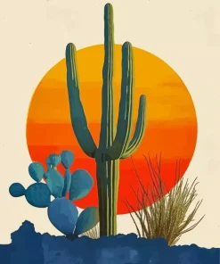 Desert Art Paint By Numbers