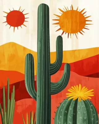 Desert Paint By Numbers