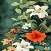 Aesthetic Flowers Paint By Numbers