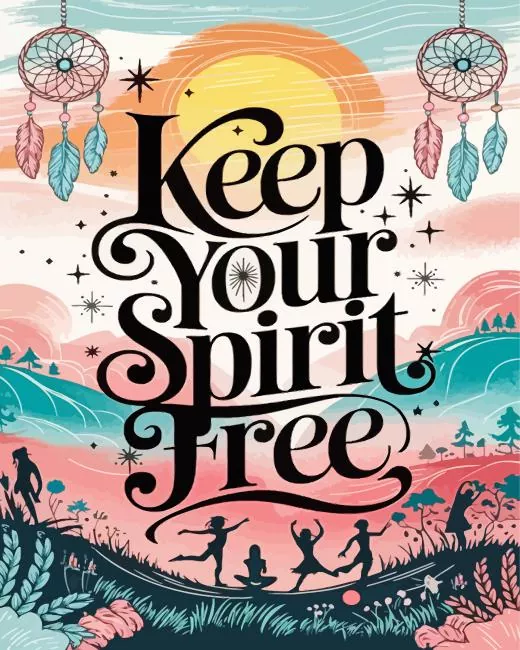 keep your spirit free paint by number Keep Your Spirit Free Paint By Numbers