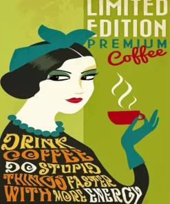 Premium Coffee Paint By Numbers