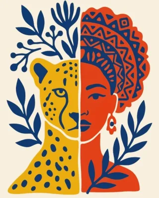 Spirit Of The Cheetah Paint By Numbers 