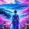 Asian Lady Art Paint By Numbers