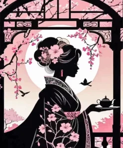 Asian Lady Paint By Numbers