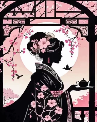 Asian Lady Paint By Numbers