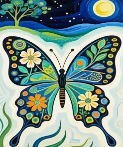 Butterfly Art Paint By Numbers