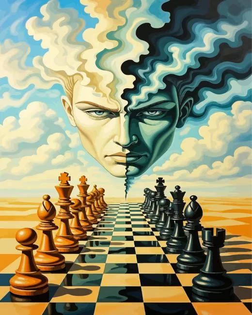 Chess king paint by numbers Chess King Paint By Numbers