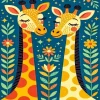 Giraffes Art Paint By Numbers