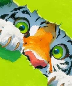 Tiger Eyes Paint By Numbers
