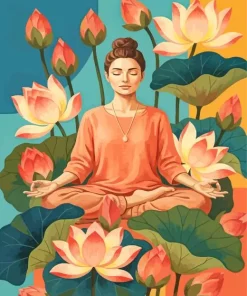 Yoga Lady Paint By Numbers