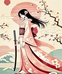 Asian Lady Paint By Numbers