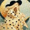 Blonde Lady Paint By Numbers